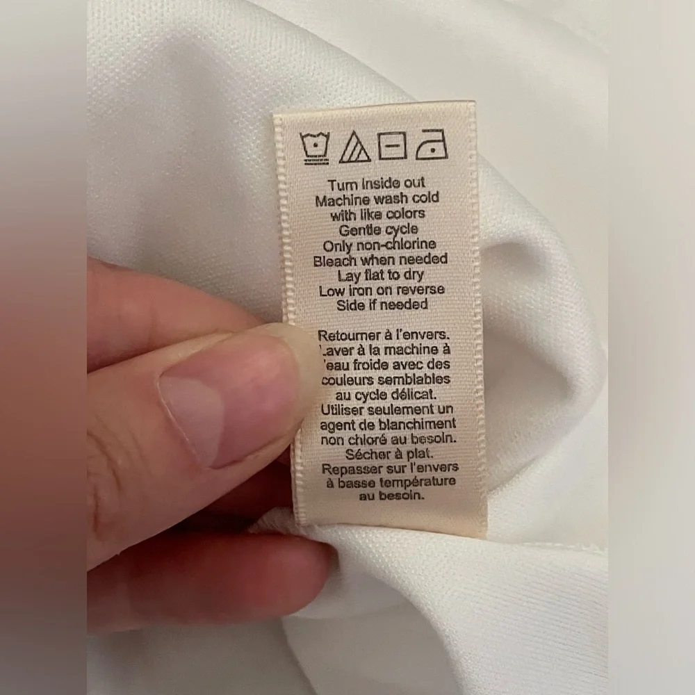 Embroidered Linen Midi Dress M Red White Countryside Cottage Classic Feminine - Picture 15 of 17